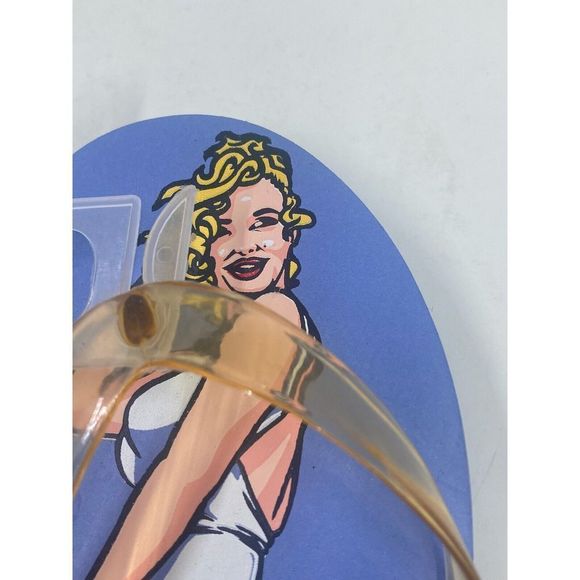 new colorful Marilyn Monroe flip flops your choice size 5/6 - Picture 8 of 9